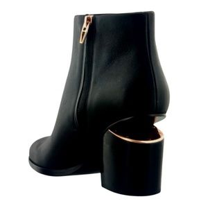 ALEXANDER WANG Gabi rose gold detailed ankle boots